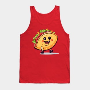 kawaii Taco  T-Shirt cute potatofood funny Tank Top